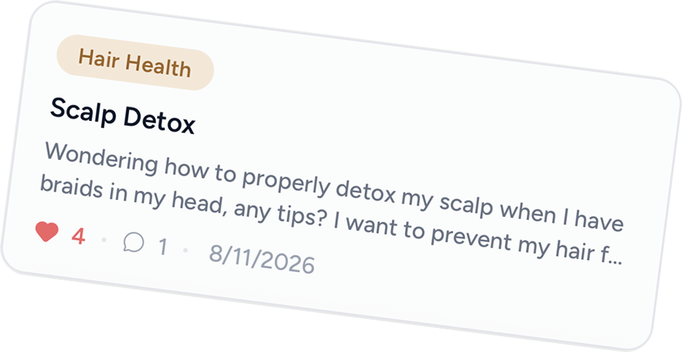 Community post: Scalp Detox, asking how to detox scalp while wearing braids